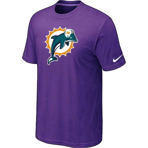 Miami Dolphins Sideline Legend Authentic Logo Dri-FIT T-Shirt Purple Cheap