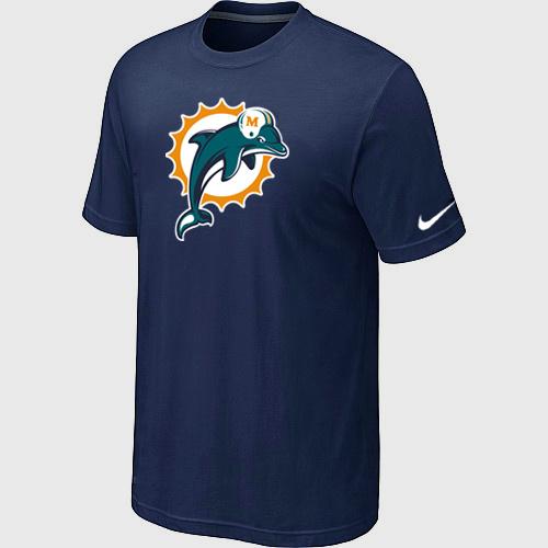 Miami Dolphins Sideline Legend Authentic Logo Dri-FIT T-Shirt D.Blue Cheap