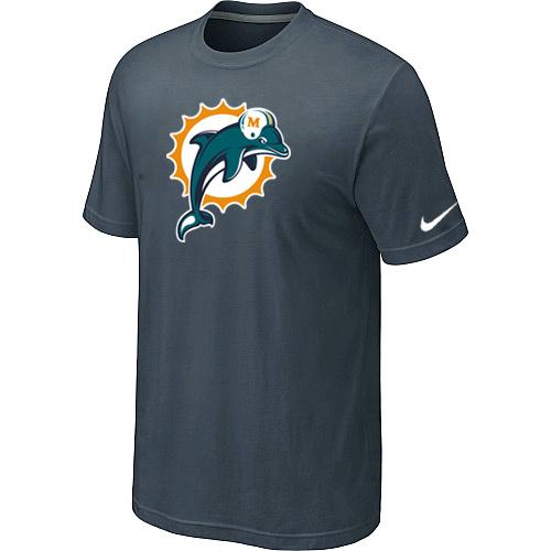 Miami Dolphins Sideline Legend Authentic Logo Dri-FIT T-Shirt Grey Cheap