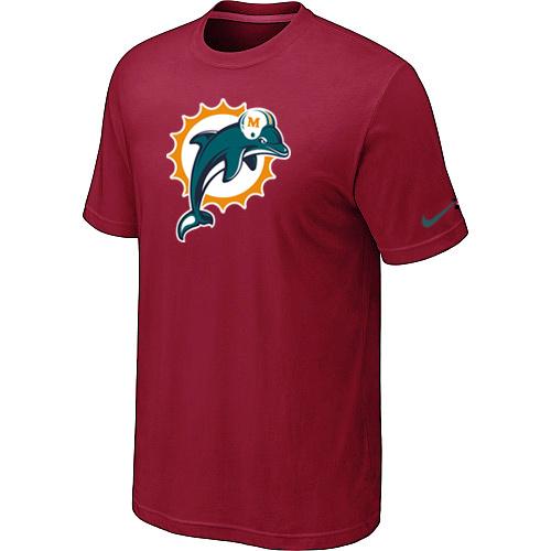 Miami Dolphins Sideline Legend Authentic Logo Dri-FIT T-Shirt Red Cheap