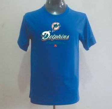Miami Dolphins Big & Tall Critical Victory T-Shirt Blue Cheap