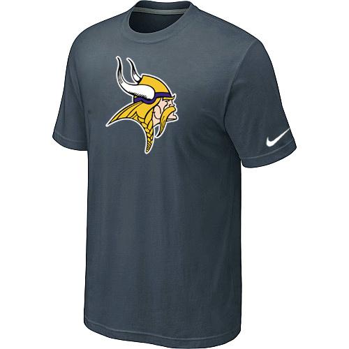 Minnesota Vikings Sideline Legend Authentic Logo Dri-FIT T-Shirt Grey Cheap