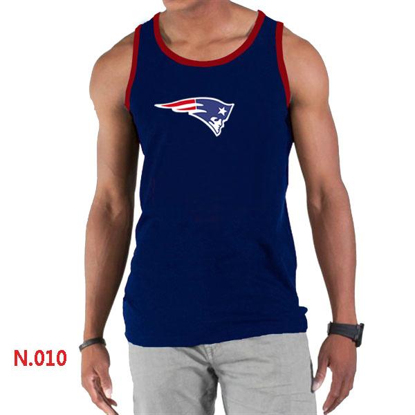 Nike NFL New England Patriots Sideline Legend Authentic Logo men Tank Top D.Blue Cheap