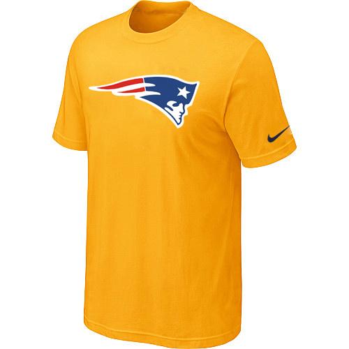 New England Patriots Sideline Legend Authentic Logo Dri-FIT T-Shirt Yellow Cheap
