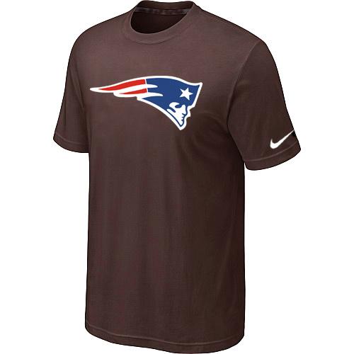 New England Patriots Sideline Legend Authentic Logo Dri-FIT T-Shirt Brown Cheap
