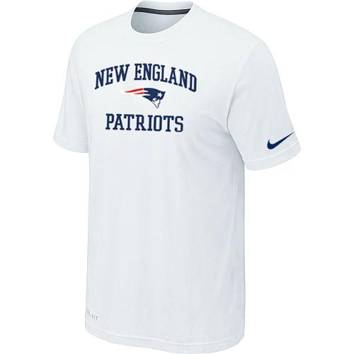 New England Patriots Heart & Soul White T-Shirt Cheap