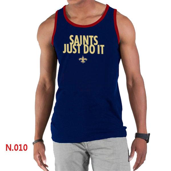 Nike NFL New Orleans Saints Sideline Legend Authentic Logo men Tank Top D.Blue 2 Cheap