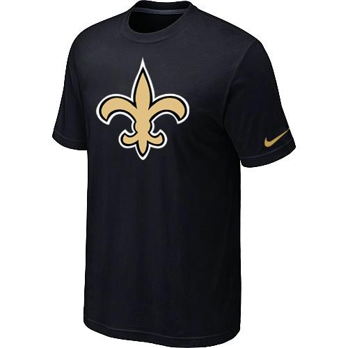 New Orleans Saints Sideline Legend Authentic Logo Dri-FIT T-Shirt Black Cheap