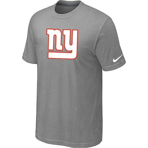 Nike New York Giants Sideline Legend Authentic Logo Dri-FIT Light grey NFL T-Shirt Cheap