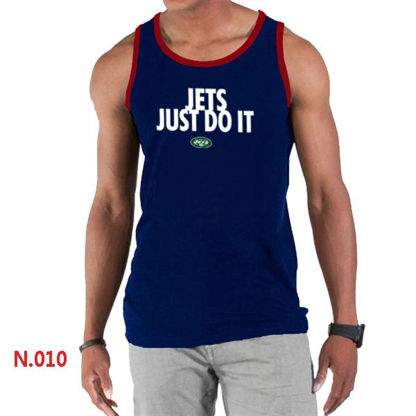 Nike NFL New York Jets Sideline Legend Authentic Logo men Tank Top D.Blue 2 Cheap