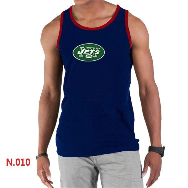 Nike NFL New York Jets Sideline Legend Authentic Logo men Tank Top D.Blue Cheap