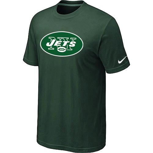 New York Jets Sideline Legend Authentic Logo Dri-FIT T-Shirt D.Green Cheap