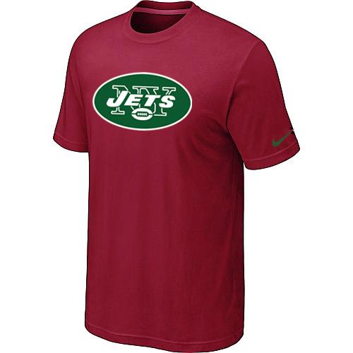 New York Jets Sideline Legend Authentic Logo Dri-FIT T-Shirt Red Cheap