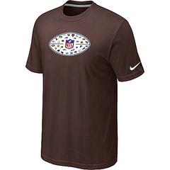 Nike NFL 32 Teams Logo Collection Locker Room T-Shirt Brown Cheap