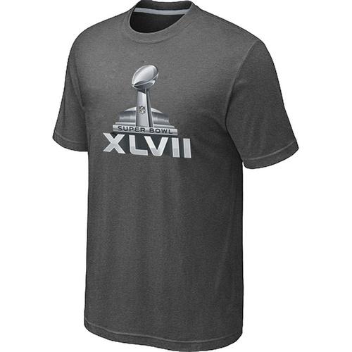 Nike Super Bowl XLVII Logo D.Grey NFL T-Shirt Cheap