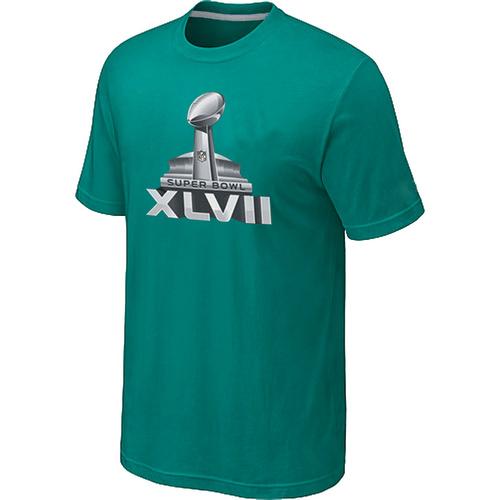 Nike Super Bowl XLVII Logo Green NFL T-Shirt Cheap