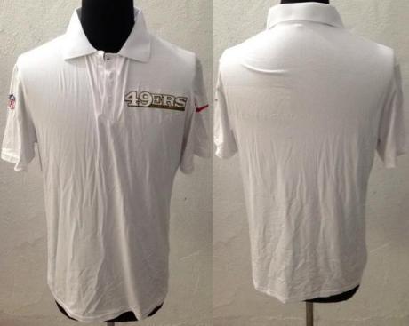 Nike San Francisco 49ers White 2013 Coaches Performance NFL Polo Shirt Cheap