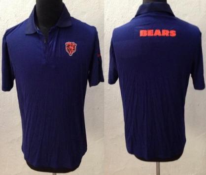 Nike Chicago Bears Purple 2013 Coaches Performance NFL Polo Shirt Cheap