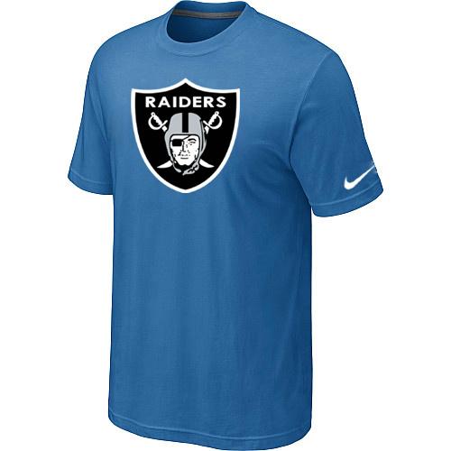 Oakland Raiders Sideline Legend Authentic Logo Dri-FIT T-Shirt light Blue Cheap