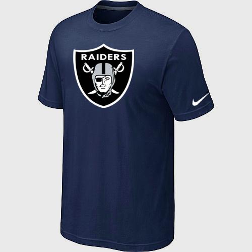 Oakland Raiders Sideline Legend Authentic Logo Dri-FIT T-Shirt D.Blue Cheap