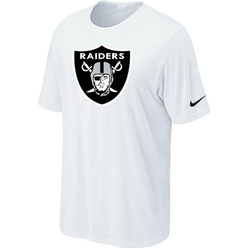 Oakland Raiders Sideline Legend Authentic Logo Dri-FIT T-Shirt White Cheap