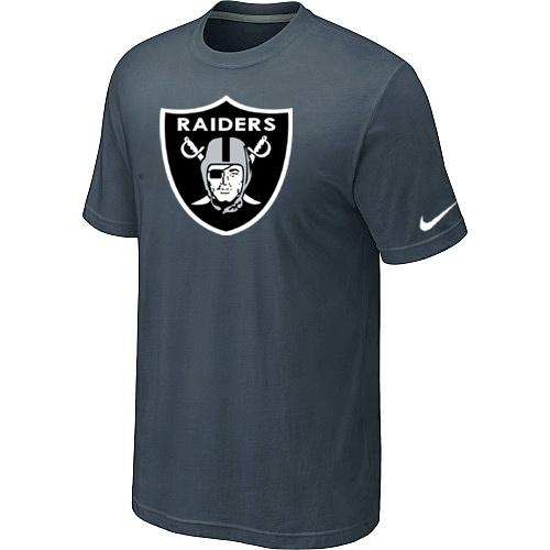 Oakland Raiders Sideline Legend Authentic Logo Dri-FIT T-Shirt Grey Cheap