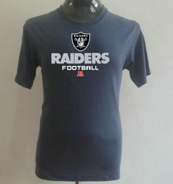 Oakland Raiders Big & Tall Critical Victory T-Shirt Grey Cheap