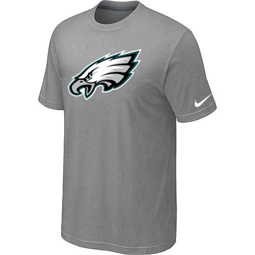 Nike Philadelphia Eagles Sideline Legend Authentic Logo Dri-FIT Light grey NFL T-Shirt Cheap