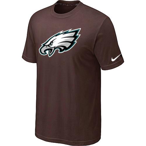 Philadelphia Eagles Sideline Legend Authentic Logo Dri-FIT T-Shirt Brown Cheap