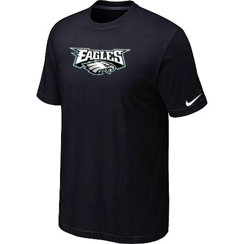 Nike Philadelphia Eagles Authentic Logo T-Shirt BLack Cheap
