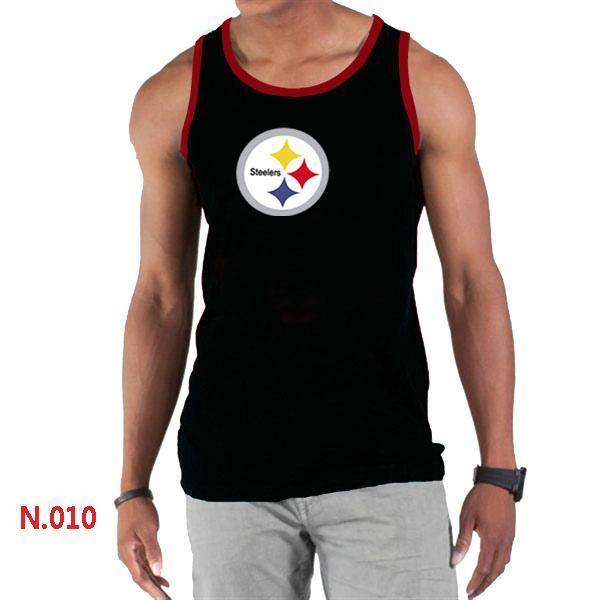 Nike NFL Pittsburgh Steelers Sideline Legend Authentic Logo men Tank Top Black Cheap