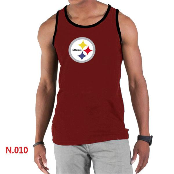 Nike NFL Pittsburgh Steelers Sideline Legend Authentic Logo men Tank Top Red Cheap