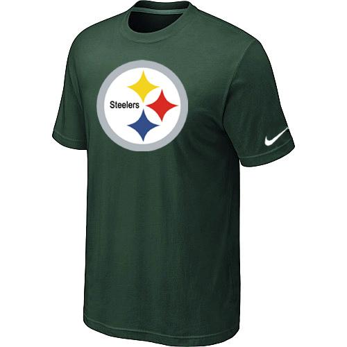 Nike Pittsburgh Steelers Sideline Legend Authentic Logo Dri-FIT T-Shirt D.Green Cheap