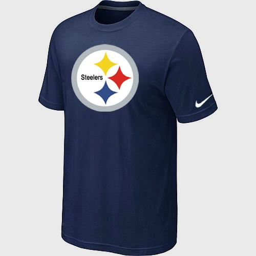 Nike Pittsburgh Steelers Sideline Legend Authentic Logo Dri-FIT T-Shirt D.Blue Cheap