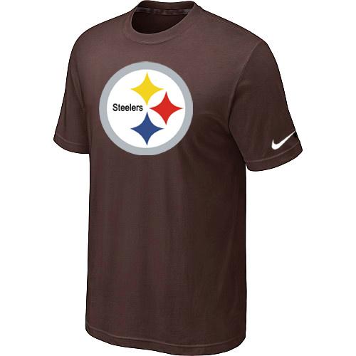 Nike Pittsburgh Steelers Sideline Legend Authentic Logo Dri-FIT T-Shirt Brown Cheap