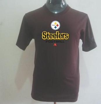 Pittsburgh Steelers Big & Tall Critical Victory T-Shirt Brown Cheap