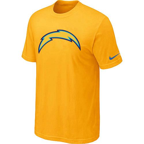 Nike San Diego Chargers Sideline Legend Authentic Logo Dri-FIT T-Shirt Yellow Cheap