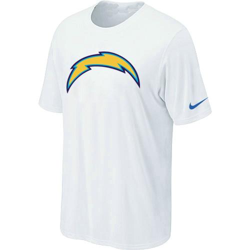Nike San Diego Chargers Sideline Legend Authentic Logo Dri-FIT T-Shirt White Cheap