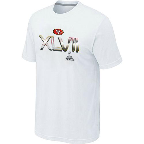 Nike San Francisco 49ers Super Bowl XLVII On Our Way White NFL T-Shirt Cheap