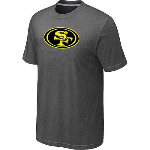 Nike San Francisco 49ers Neon Logo Charcoal D.Grey NFL T-Shirt Cheap