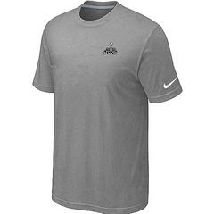 Nike Seattle Seahawks Super Bowl XLVIII Champions Trophy Collection Locker Room T-Shirt Light Grey Cheap