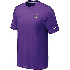Nike Seattle Seahawks Super Bowl XLVIII Champions Trophy Collection Locker Room T-Shirt Purple Cheap