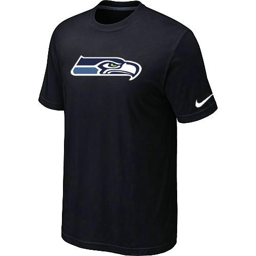 Nike Seattle Seahawks Sideline Legend Authentic Logo Dri-FIT T-Shirt Black Cheap
