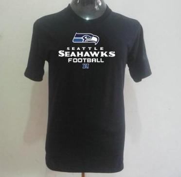 NFL Seattle Seahawks Big & Tall Critical Victory T-Shirt Black Cheap