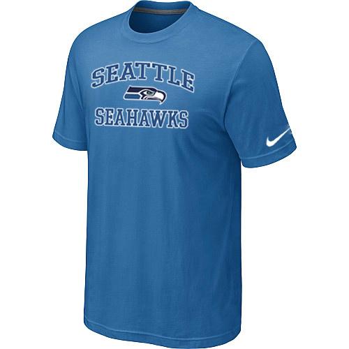 Seattle Seahawks Heart & Soul light Blue T-Shirt Cheap