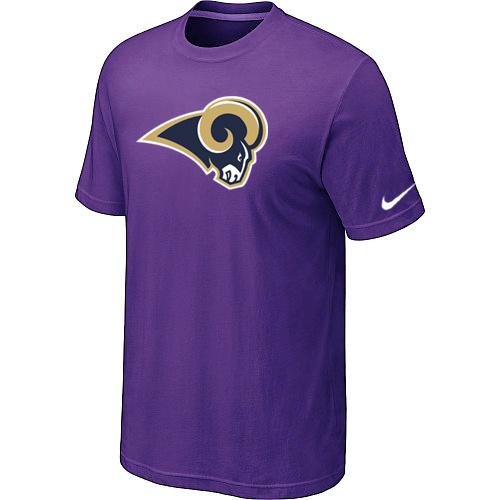 Nike St. Louis Rams Sideline Legend Authentic Logo Dri-FIT T-Shirt Purple Cheap