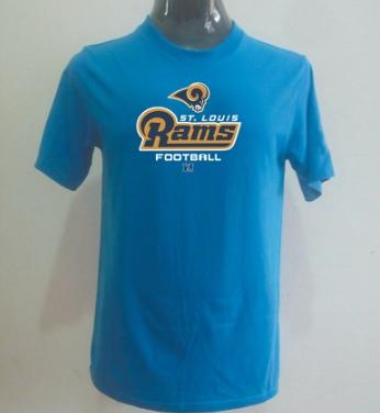 St.Louis Rams Big & Tall Critical Victory T-Shirt light Blue Cheap