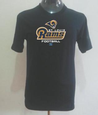 St.Louis Rams Big & Tall Critical Victory T-Shirt Black Cheap