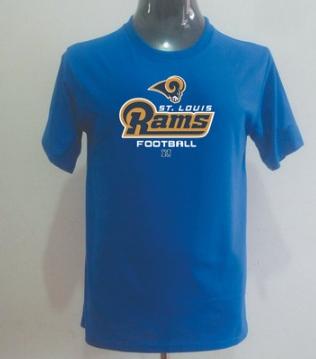 St.Louis Rams Big & Tall Critical Victory T-Shirt Blue Cheap