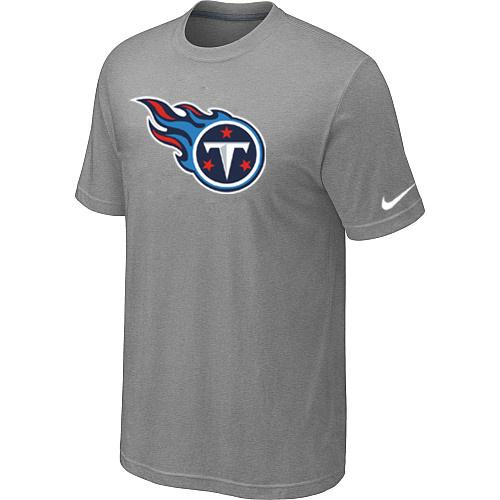 Nike Tennessee Titans Sideline Legend Authentic Logo Dri-FIT Light grey NFL T-Shirt Cheap
